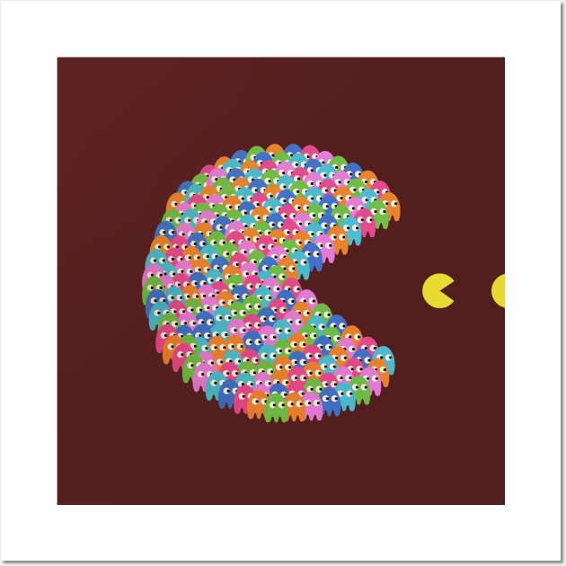 pacman Wall Art by gazonula